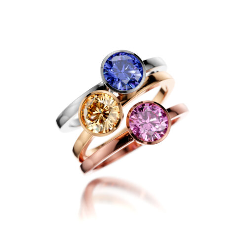 Colourful and stackable rings